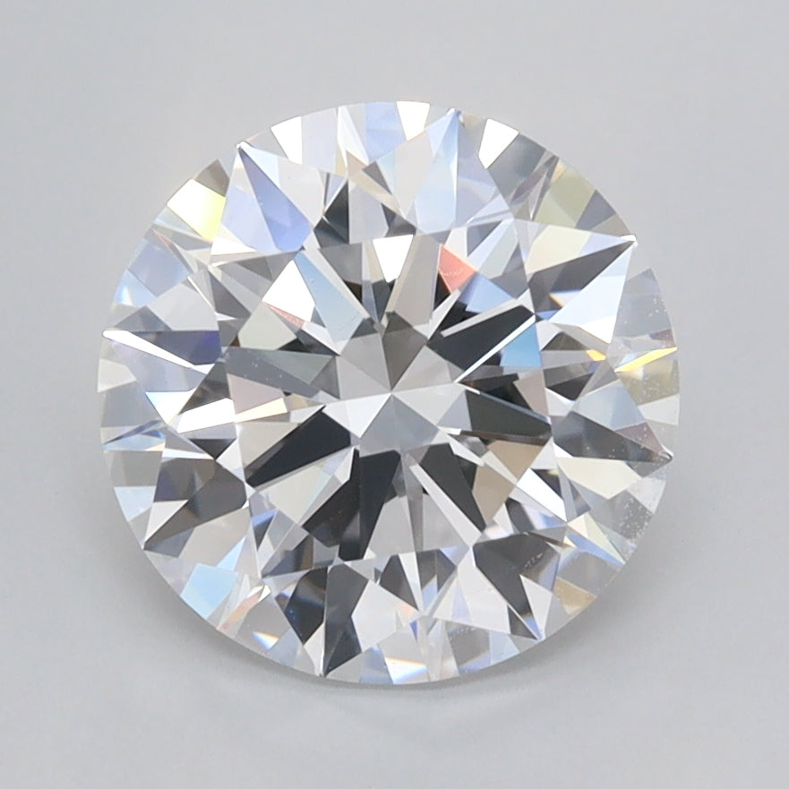 2.51 Carat Round Shaped, Ideal Cut, D Color, VVS1 Clarity, IGI Certified Lab Grown Diamond