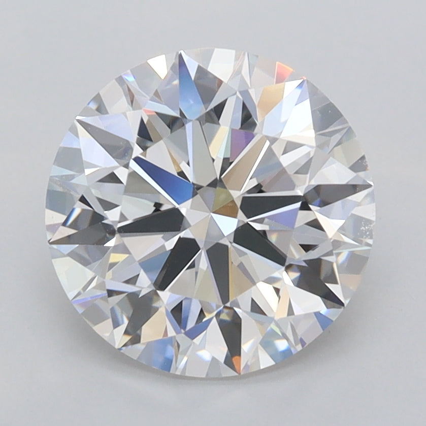 2.57 Carat Round Shaped, Ideal Cut, D Color, VVS1 Clarity, IGI Certified Lab Grown Diamond