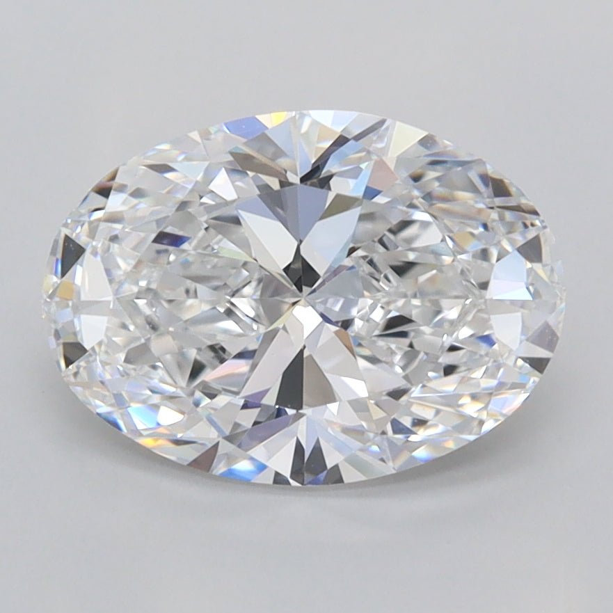 2.07 Carat Oval Shaped, Ideal Cut, D Color, VVS1 Clarity, IGI Certified Lab Grown Diamond