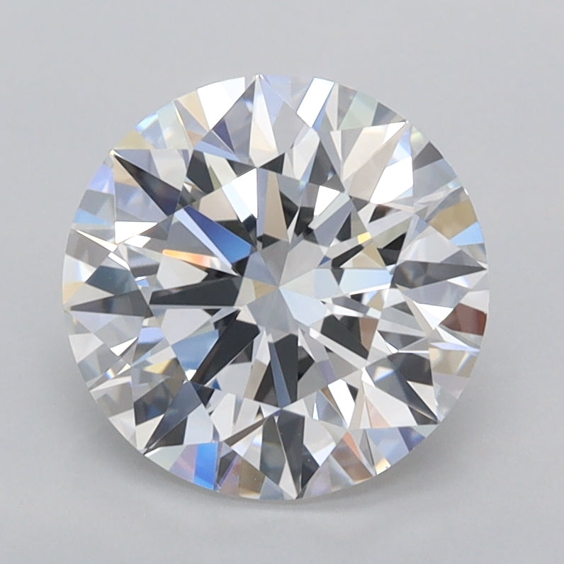 2.00 Carat Round Shaped, Excellent Cut, D Color, VVS1 Clarity, IGI Certified Lab Grown Diamond