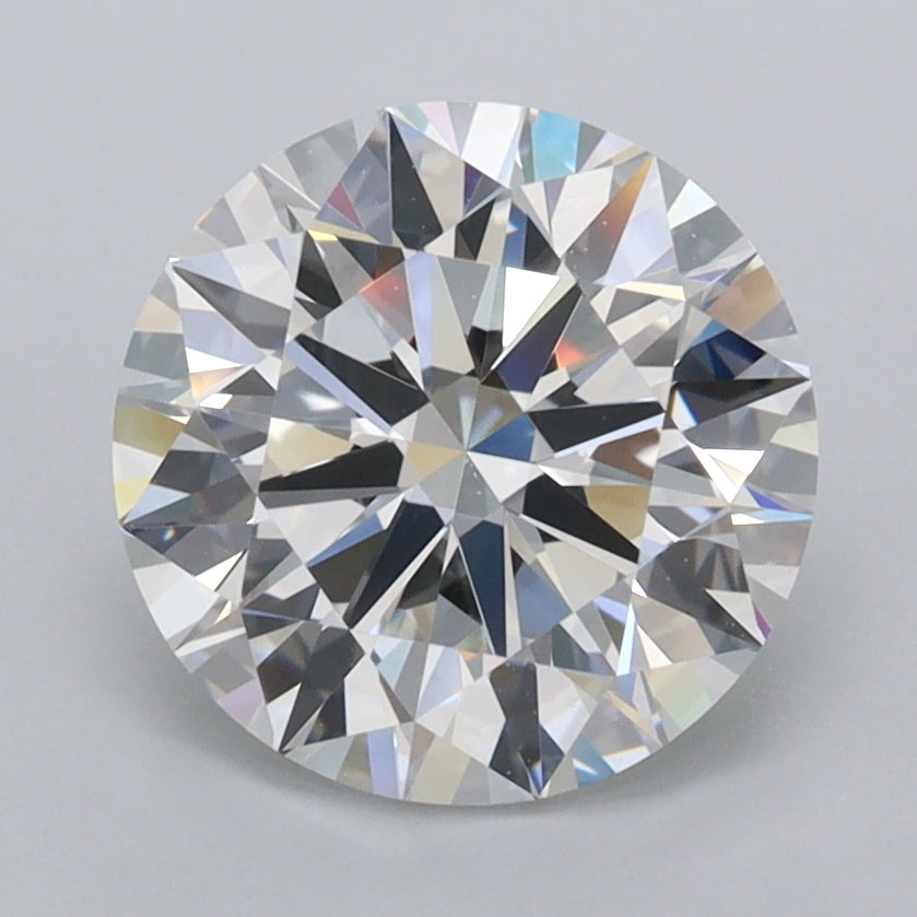 2.52 Carat Round Shaped, Ideal Cut, E Color, IF Clarity, IGI Certified Lab Grown Diamond