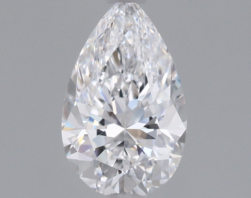 1.03 Carat Pear Shaped, Excellent Cut, D Color, VVS2 Clarity, IGI Certified Lab Grown Diamond