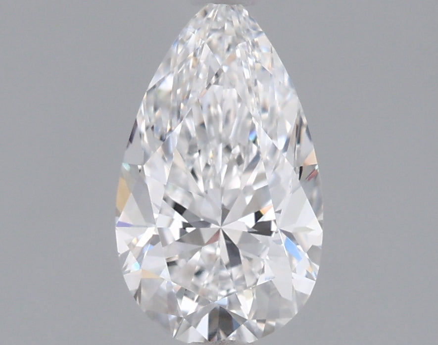 1.01 Carat Pear Shaped, Excellent Cut, D Color, VVS2 Clarity, IGI Certified Lab Grown Diamond
