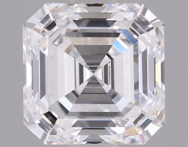 1.46 Carat Asscher Shaped, Ideal Cut, D Color, VVS1 Clarity, IGI Certified Lab Grown Diamond