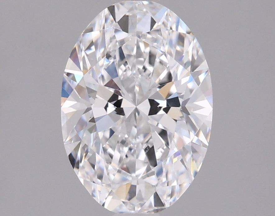 1.44 Carat Oval Shaped, Ideal Cut, D Color, VVS1 Clarity, IGI Certified Lab Grown Diamond