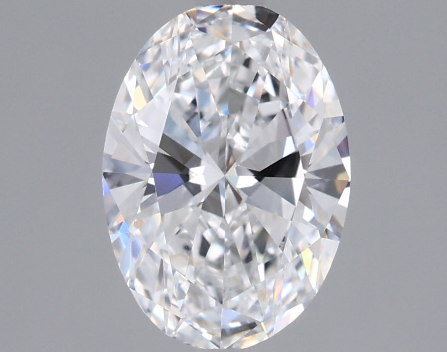 1.35 Carat Oval Shaped, Ideal Cut, D Color, VVS1 Clarity, IGI Certified Lab Grown Diamond