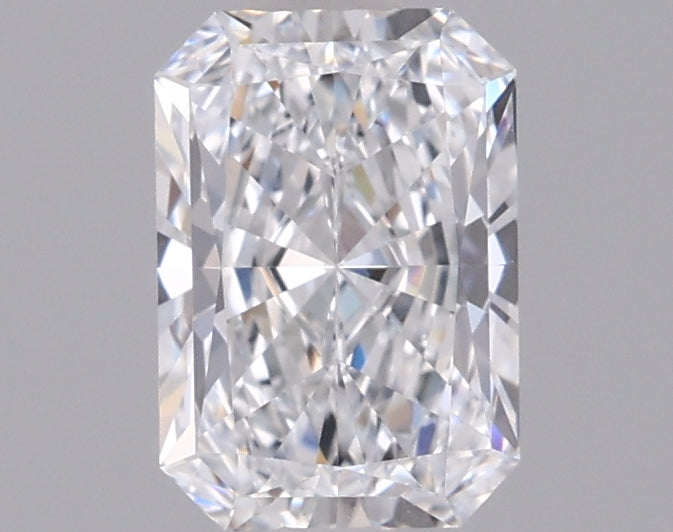 0.97 Carat Radiant Shaped, Ideal Cut, D Color, VVS2 Clarity, IGI Certified Lab Grown Diamond
