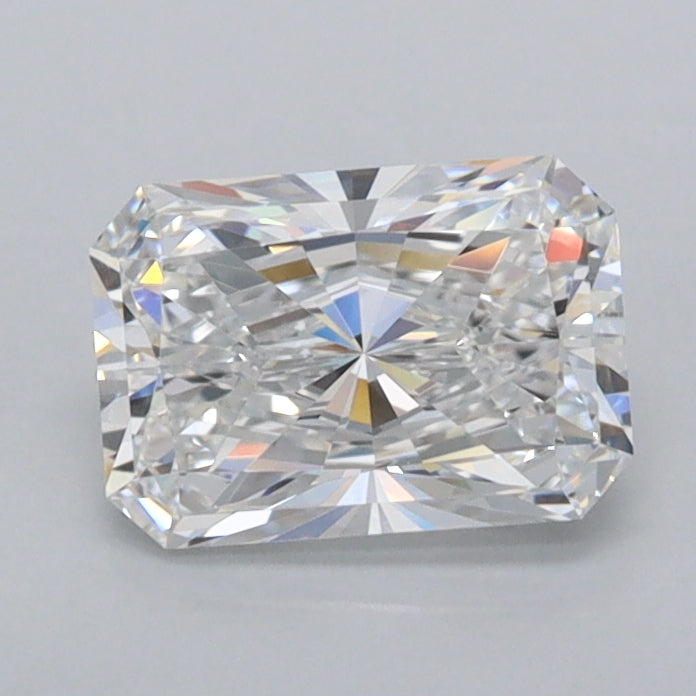 1.05 Carat Radiant Shaped, Ideal Cut, D Color, FL Clarity, IGI Certified Lab Grown Diamond
