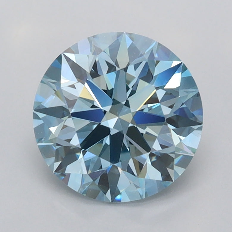 1.77 Carat Round Shaped, Ideal Cut, VS1 Clarity, IGI Certified Lab Grown Diamond