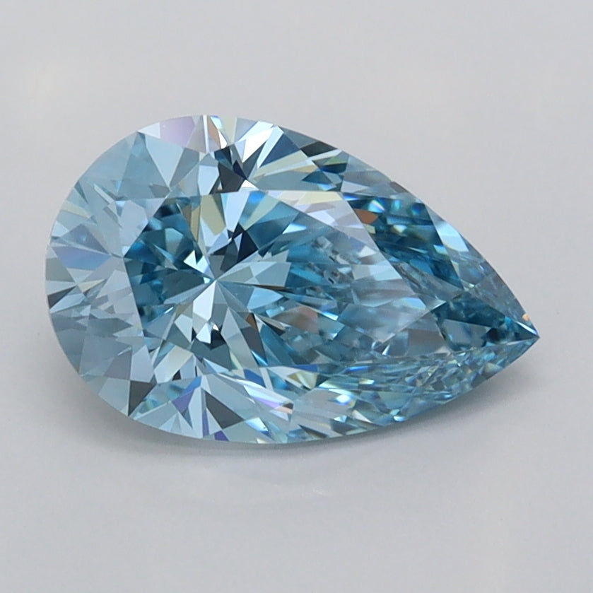 1.40 Carat Pear Shaped, Excellent Cut, VVS1 Clarity, IGI Certified Lab Grown Diamond