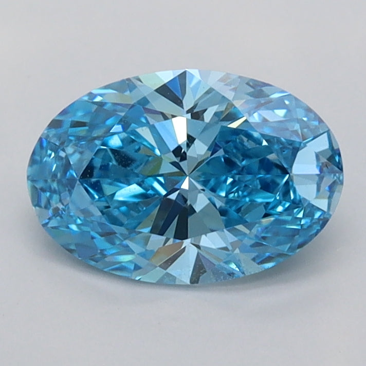 1.04 Carat Oval Shaped, Ideal Cut, VVS2 Clarity, IGI Certified Lab Grown Diamond