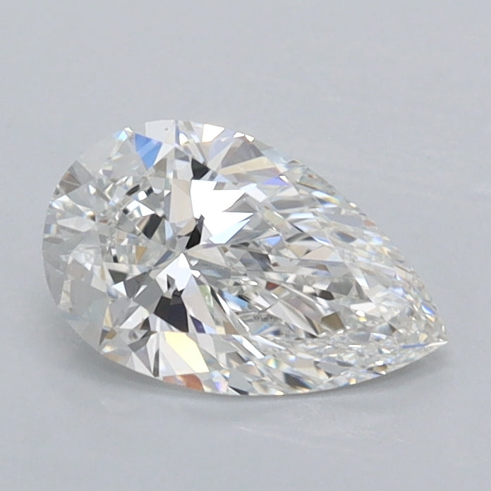 0.74 Carat Pear Shaped, Ideal Cut, E Color, VVS1 Clarity, IGI Certified Lab Grown Diamond