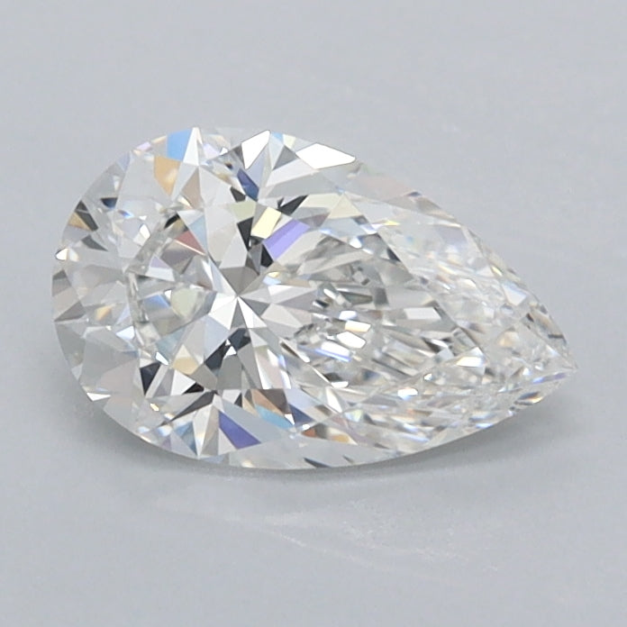0.78 Carat Pear Shaped, Ideal Cut, D Color, VVS1 Clarity, IGI Certified Lab Grown Diamond