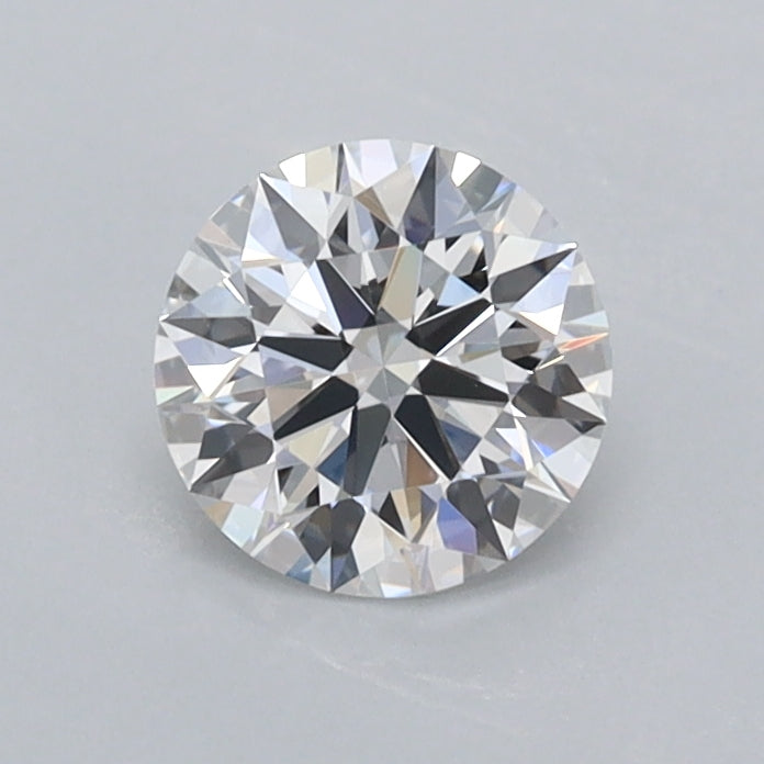 0.55 Carat Round Shaped, Ideal Cut, D Color, VVS2 Clarity, IGI Certified Lab Grown Diamond