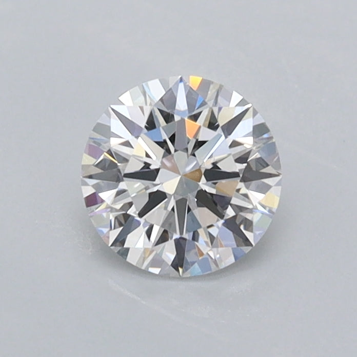 0.53 Carat Round Shaped, Ideal Cut, D Color, VVS2 Clarity, IGI Certified Lab Grown Diamond