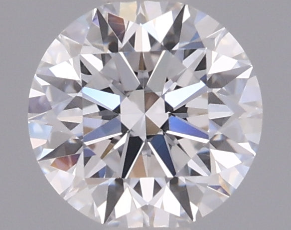 0.57 Carat Round Shaped, Excellent Cut, D Color, VVS2 Clarity, IGI Certified Lab Grown Diamond