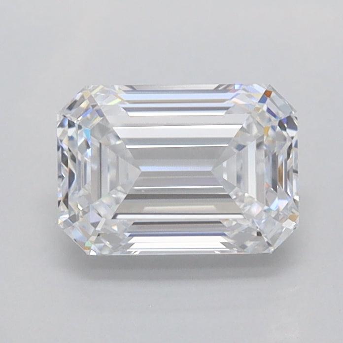 1.02 Carat Emerald Shaped, Ideal Cut, D Color, FL Clarity, IGI Certified Lab Grown Diamond