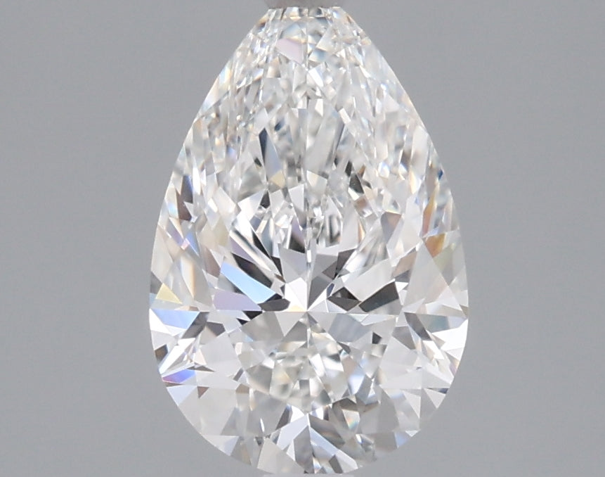 1.54 Carat Pear Shaped, Ideal Cut, F Color, VVS1 Clarity, IGI Certified Lab Grown Diamond