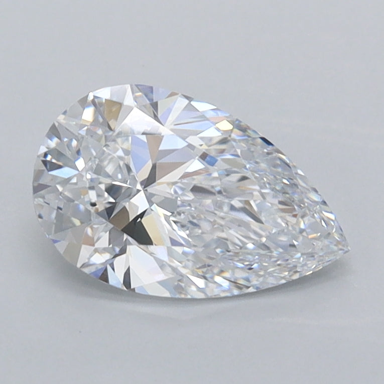 1.02 Carat Pear Shaped, Excellent Cut, E Color, VVS1 Clarity, IGI Certified Lab Grown Diamond
