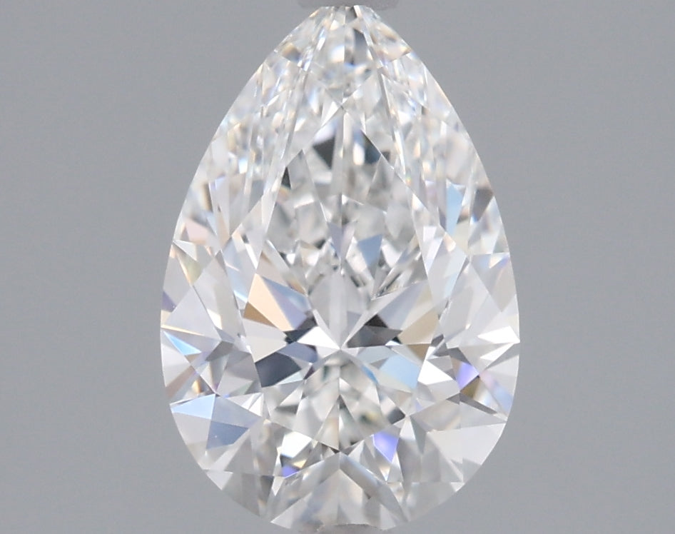 1.58 Carat Pear Shaped, Excellent Cut, E Color, VVS1 Clarity, IGI Certified Lab Grown Diamond