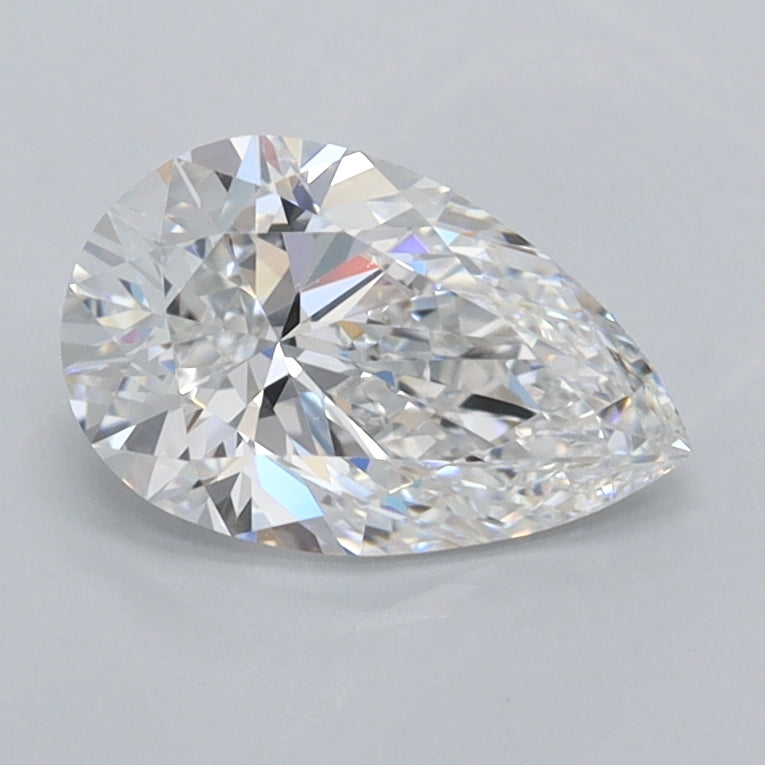 1.03 Carat Pear Shaped, Ideal Cut, E Color, VVS1 Clarity, IGI Certified Lab Grown Diamond