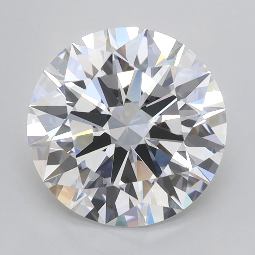 2.55 Carat Round Shaped, Ideal Cut, D Color, VVS1 Clarity, IGI Certified Lab Grown Diamond