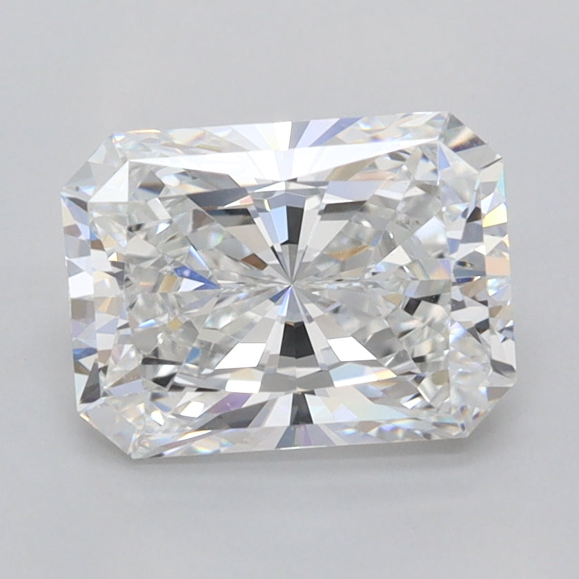 1.99 Carat Radiant Shaped, Ideal Cut, E Color, FL Clarity, IGI Certified Lab Grown Diamond