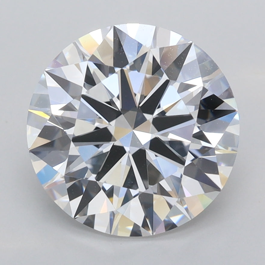 3.15 Carat Round Shaped, Ideal Cut, D Color, VVS1 Clarity, IGI Certified Lab Grown Diamond