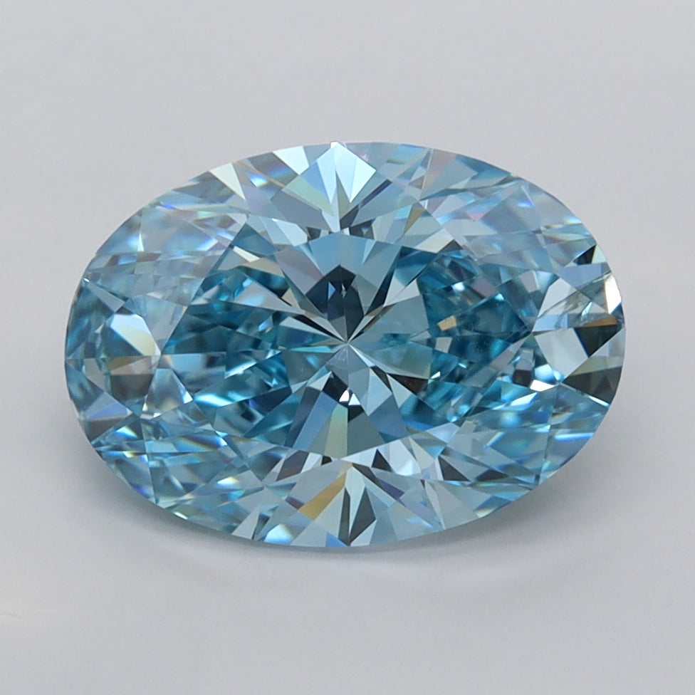 2.52 Carat Oval Shaped, Excellent Cut, SI1 Clarity, IGI Certified Lab Grown Diamond