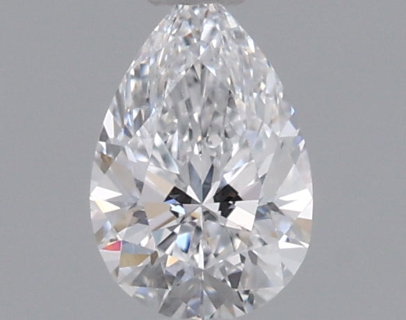 0.38 Carat Pear Shaped, Excellent Cut, D Color, VS1 Clarity, IGI Certified Lab Grown Diamond