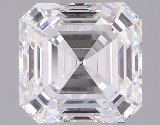 1.07 Carat Asscher Shaped, Ideal Cut, D Color, VVS1 Clarity, IGI Certified Lab Grown Diamond