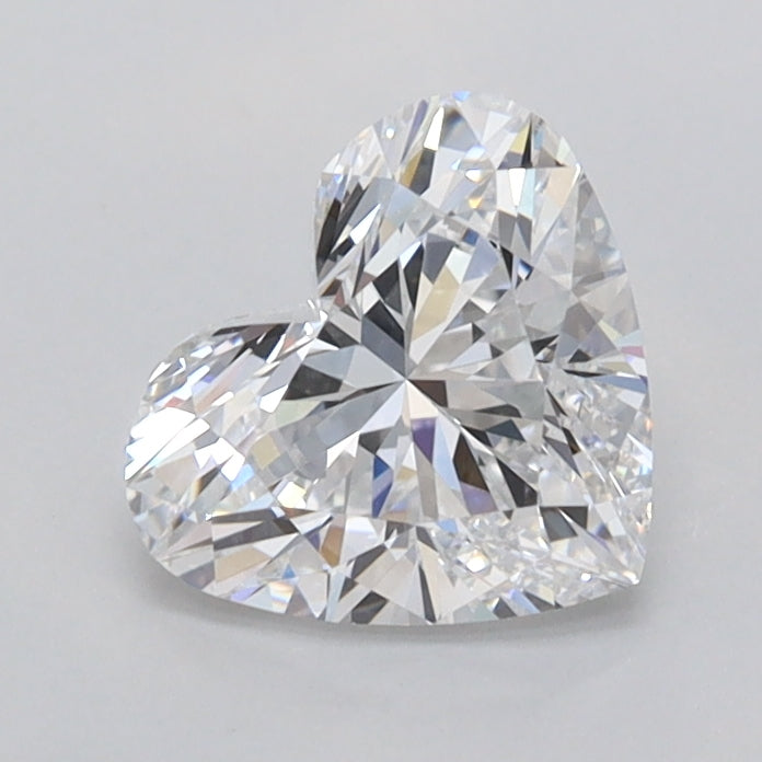 1.03 Carat Heart Shaped, Ideal Cut, D Color, VVS1 Clarity, IGI Certified Lab Grown Diamond