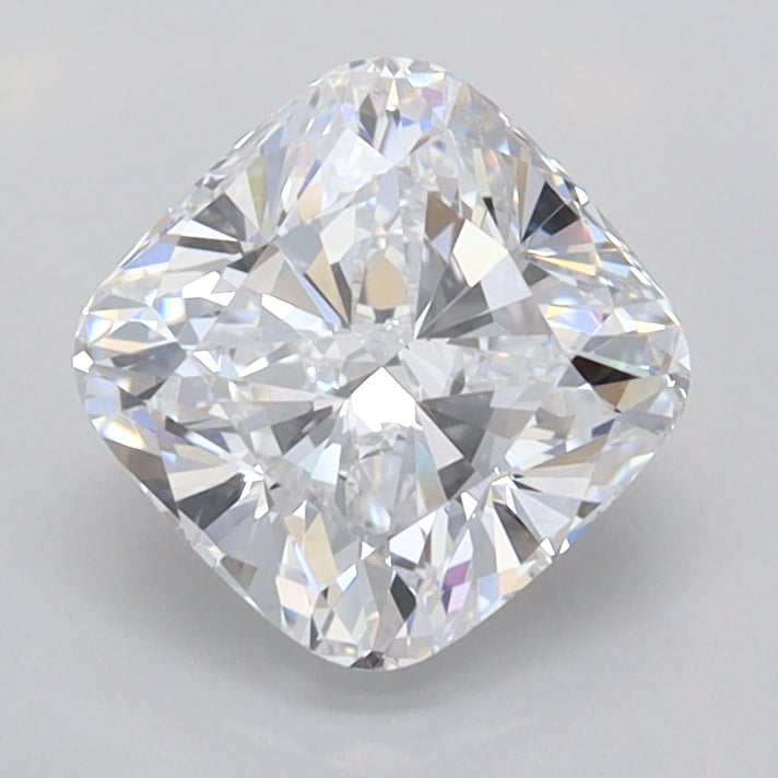 1.51 Carat Cushion Shaped, Ideal Cut, D Color, VVS2 Clarity, IGI Certified Lab Grown Diamond