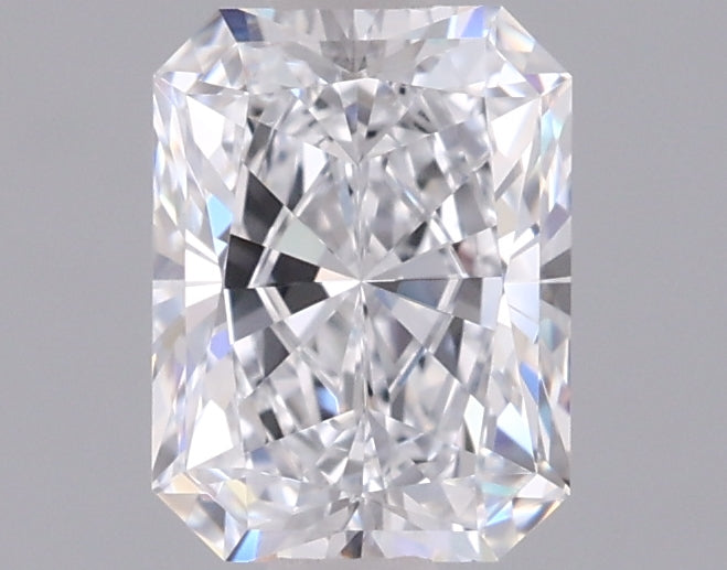 1.03 Carat Radiant Shaped, Ideal Cut, D Color, VVS2 Clarity, IGI Certified Lab Grown Diamond
