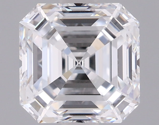 1.45 Carat Asscher Shaped, Ideal Cut, D Color, VVS1 Clarity, IGI Certified Lab Grown Diamond