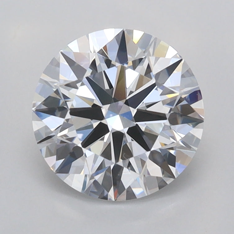 1.55 Carat Round Shaped, Ideal Cut, D Color, VVS1 Clarity, IGI Certified Lab Grown Diamond