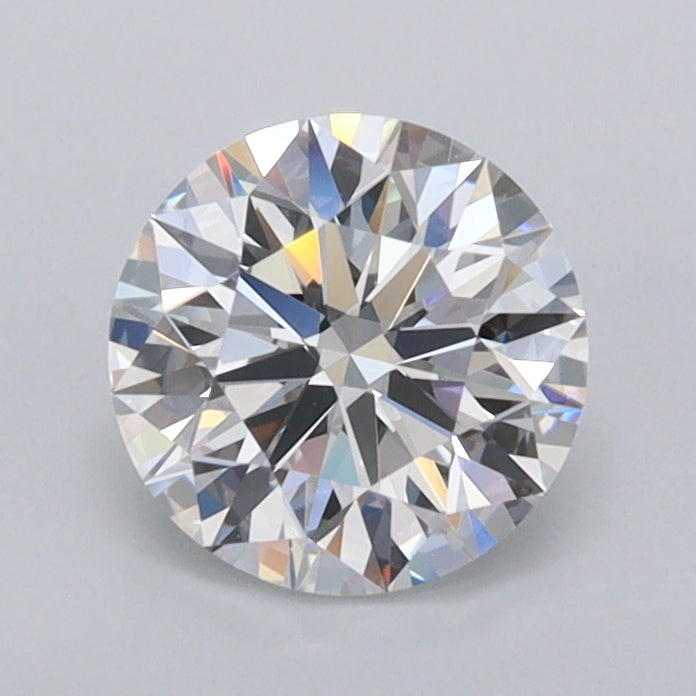 1.07 Carat Round Shaped, Ideal Cut, D Color, VVS2 Clarity, IGI Certified Lab Grown Diamond