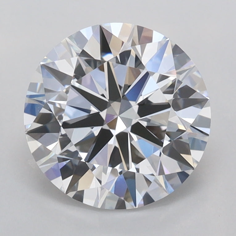 1.97 Carat Round Shaped, Ideal Cut, D Color, VVS2 Clarity, IGI Certified Lab Grown Diamond