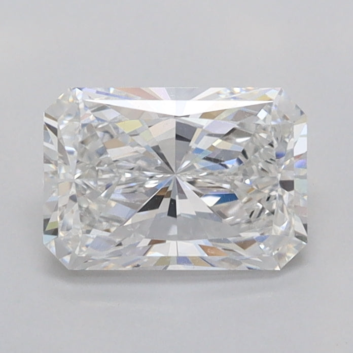 1.01 Carat Radiant Shaped, Excellent Cut, D Color, FL Clarity, IGI Certified Lab Grown Diamond