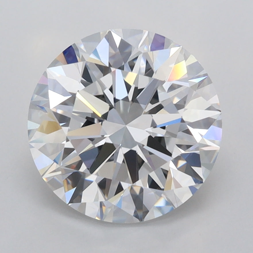 2.91 Carat Round Shaped, Ideal Cut, D Color, VVS2 Clarity, IGI Certified Lab Grown Diamond