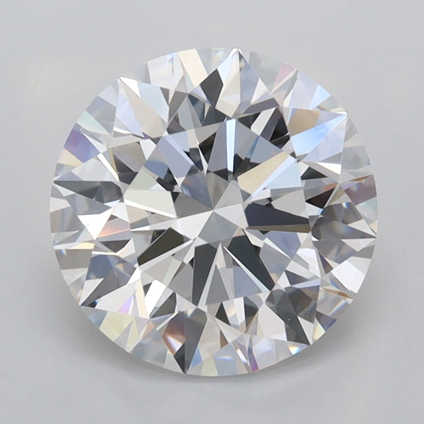 2.56 Carat Round Shaped, Ideal Cut, D Color, VVS2 Clarity, IGI Certified Lab Grown Diamond