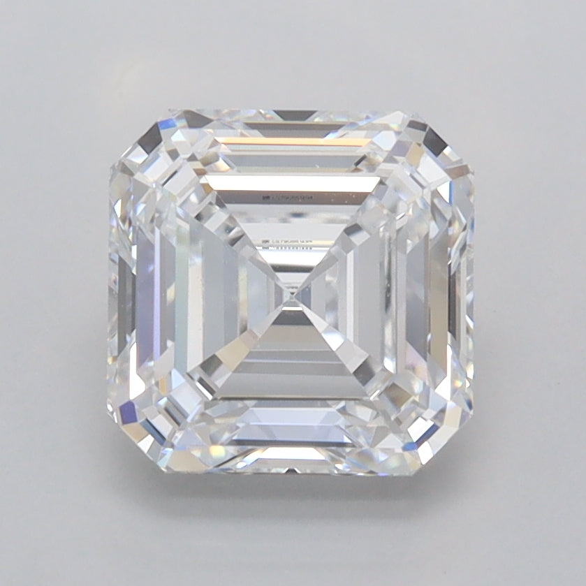 2.08 Carat Asscher Shaped, Ideal Cut, D Color, VVS1 Clarity, IGI Certified Lab Grown Diamond