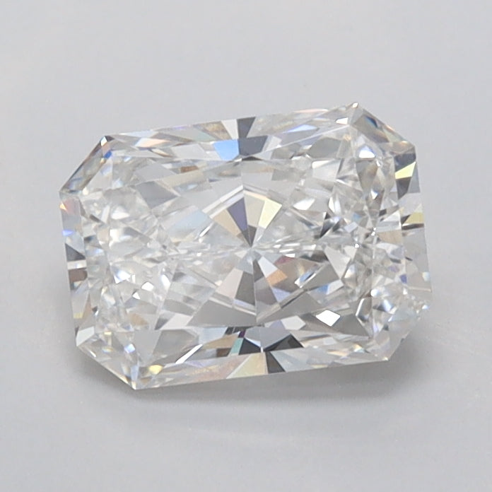 0.96 Carat Radiant Shaped, Ideal Cut, E Color, VVS2 Clarity, IGI Certified Lab Grown Diamond
