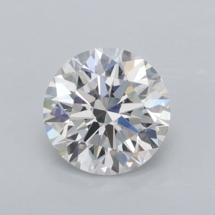 0.68 Carat Round Shaped, Ideal Cut, D Color, VVS2 Clarity, IGI Certified Lab Grown Diamond