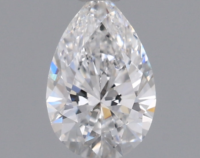 0.48 Carat Pear Shaped, Ideal Cut, D Color, VVS2 Clarity, IGI Certified Lab Grown Diamond