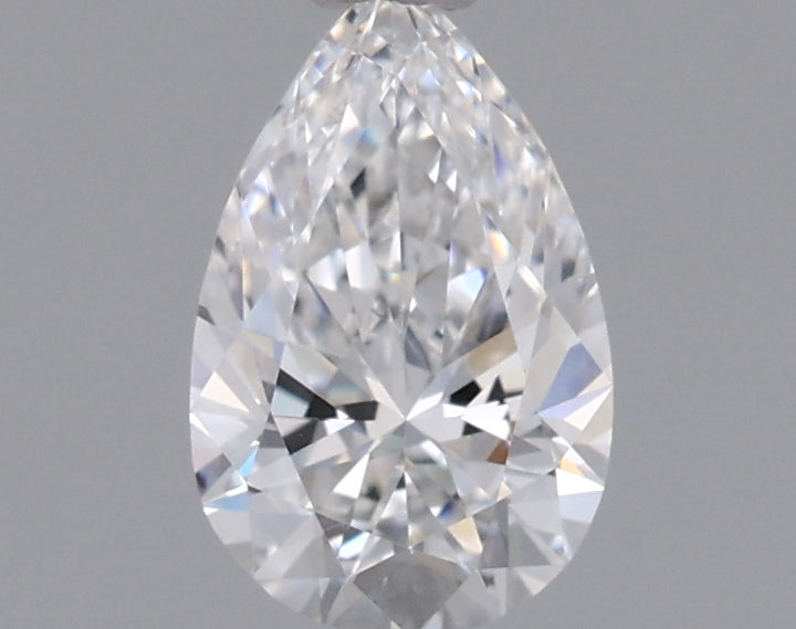 0.49 Carat Pear Shaped, Ideal Cut, D Color, VVS2 Clarity, IGI Certified Lab Grown Diamond