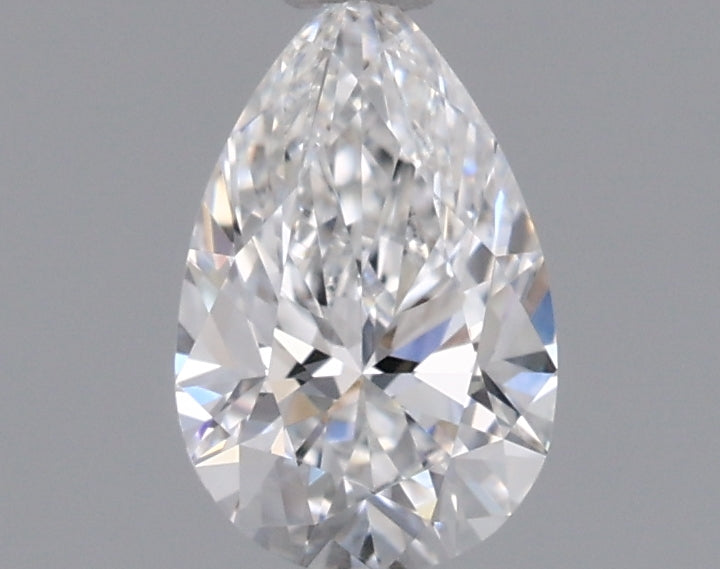0.51 Carat Pear Shaped, Excellent Cut, D Color, VVS2 Clarity, IGI Certified Lab Grown Diamond