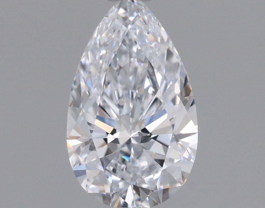 0.74 Carat Pear Shaped, Ideal Cut, E Color, VVS2 Clarity, IGI Certified Lab Grown Diamond
