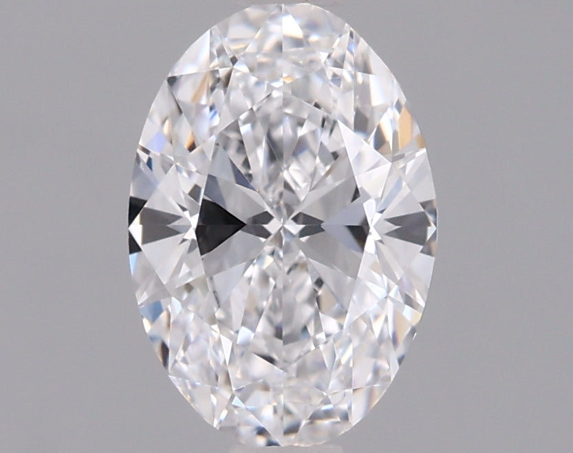 0.98 Carat Oval Shaped, Ideal Cut, D Color, VVS1 Clarity, IGI Certified Lab Grown Diamond