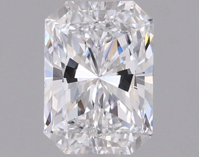0.97 Carat Radiant Shaped, Ideal Cut, D Color, VVS2 Clarity, IGI Certified Lab Grown Diamond